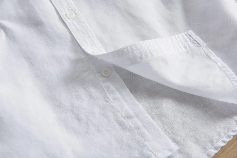 5-цветные новые итальянские брендовые рубашки мужские льняные и хлопковые для