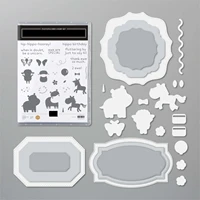 hippo metal cutting dies and stamps for diy scrapbooking album paper cards decorative crafts embossing die cuts