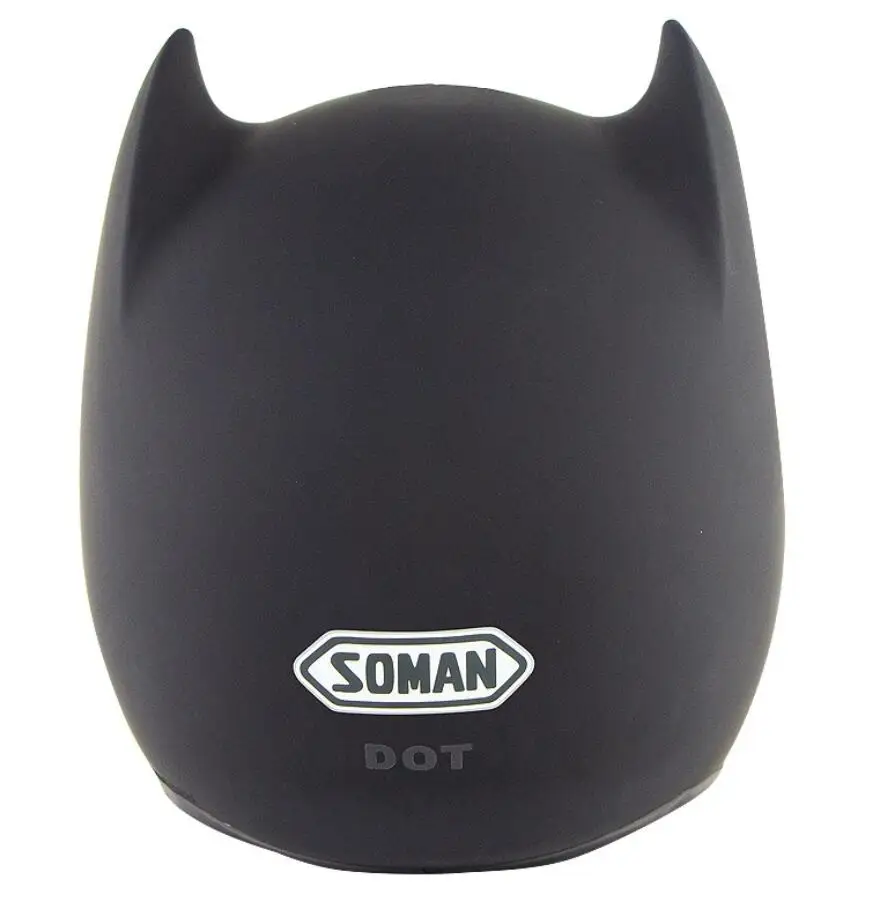 Женский мотоциклетный шлем SOMAN для верховой езды индивидуальный с ушами летучей