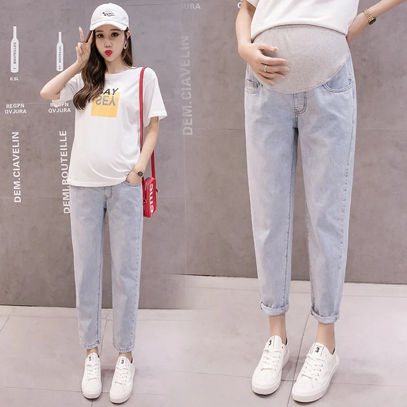 

Women Pants Maternity Jeans For Pregnant Women Clothes Loose Casual Trousers Boyfriend Jeans Pregnancy Pants Maternity Clothing