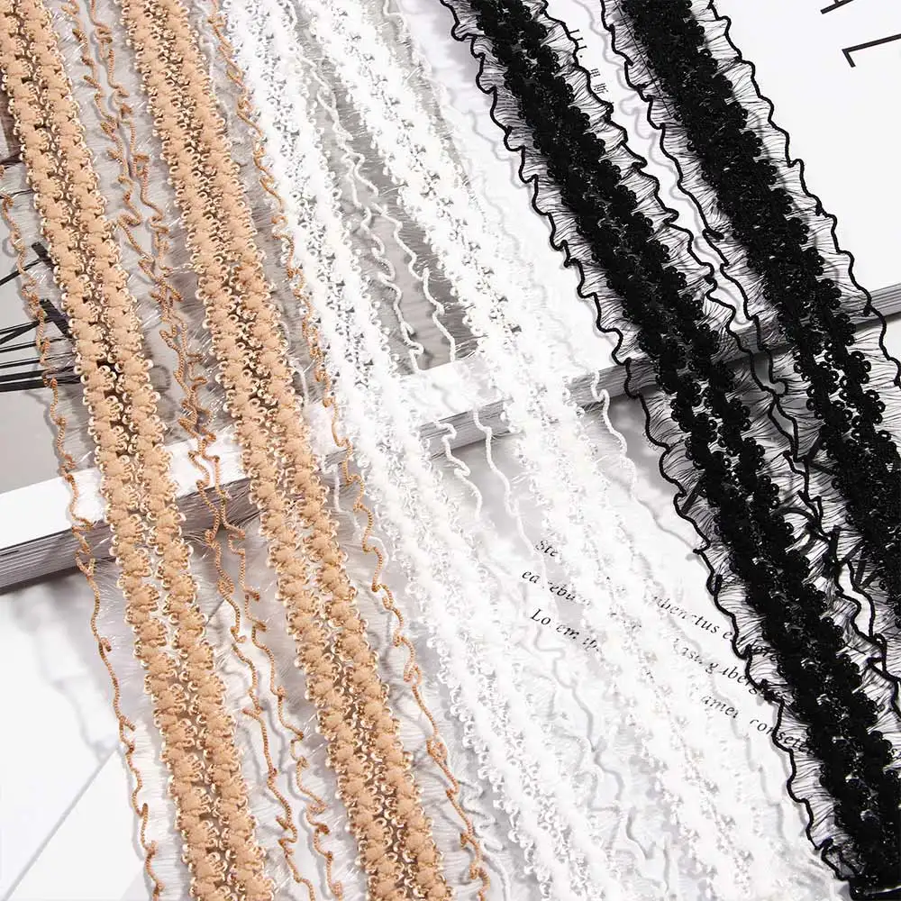 1 пара повседневный Невидимый ажурный кружевной бюстгальтер с оборками двойные