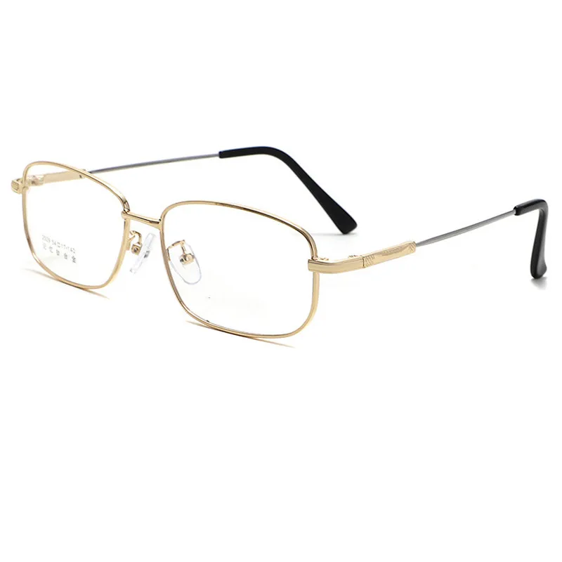 

TGCYEYO Men Eyeglasses Frame Alloy Optical Glasses Prescription Spectacles Full Rim Eyewear Metal Frame Glasses Frame Y2529