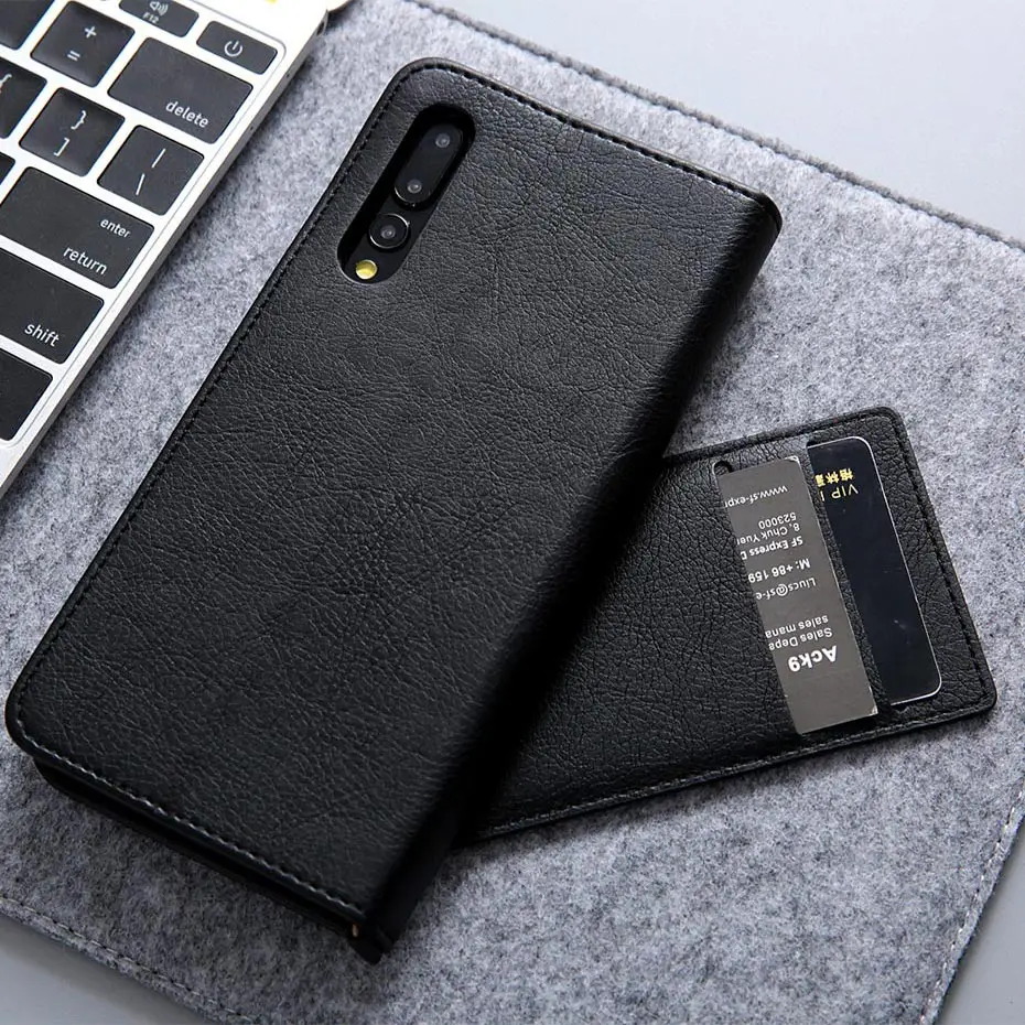 Винтажный чехол-Кошелек из искусственной кожи личи для huawei P20 Pro Lite P30 Pro, роскошный противоударный чехол для телефона mate 20 pro, чехол