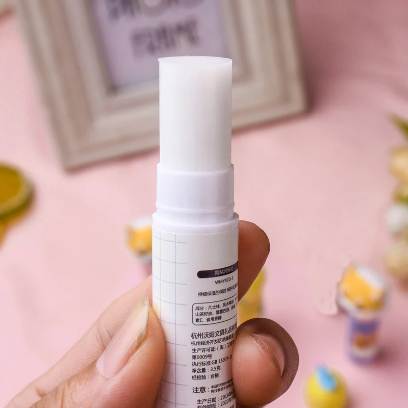 Натуральный Увлажняющий питательная помада Бальзам Температура изменение Цвет
