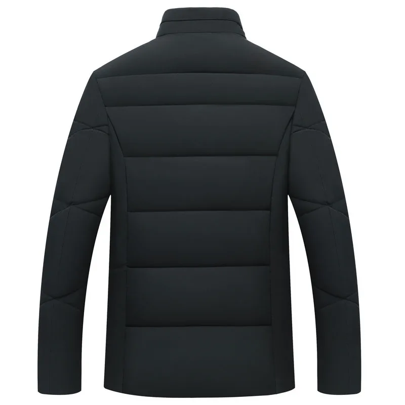 Лидер продаж новинка зимняя мужская ультратонкая пуховая куртка на молнии