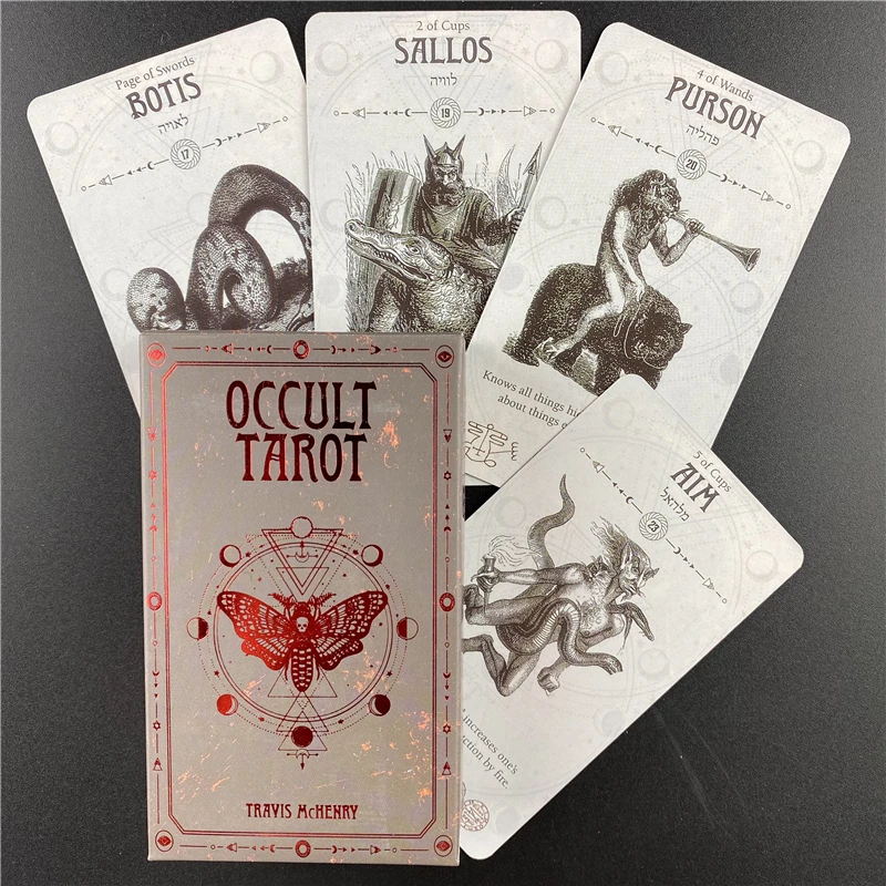 Occult Tarot Cards English Versoin Board Game Deck Fate Divination Family Party Playing Table | Игрушки и хобби
