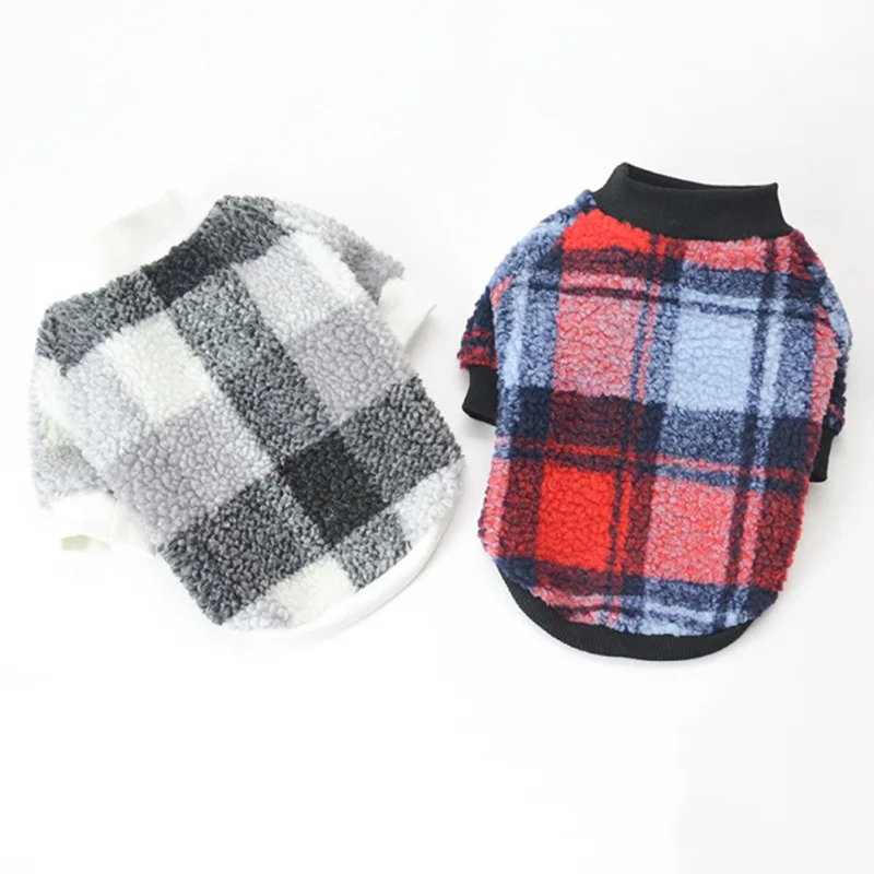 

Классическая клетчатая Одежда для маленьких собак, одежда, рубашка, свитшот для собак, одежда для щенков, пальто для чихуахуа, одежда для дом...