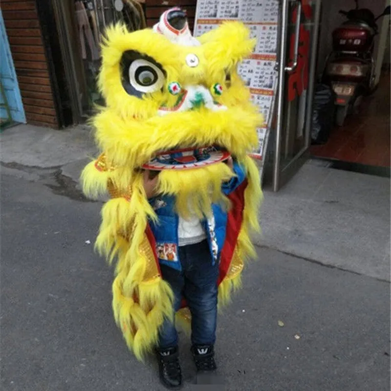 Танцевальный Костюм талисман китайского льва для детей|Талисман| |