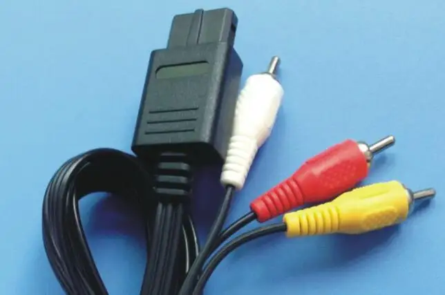 1,8 M 6FT AV tv RCA видео шнур, кабель для SNES кубик для игры для NAND N64/64 игровой av-кабель для S FC