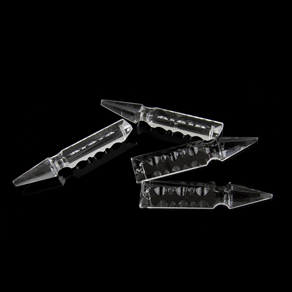 63mm/76mm/100mm Clear Rocket Head Crystal Glass Prism Pendants Lamp Decoration | Лампы и освещение