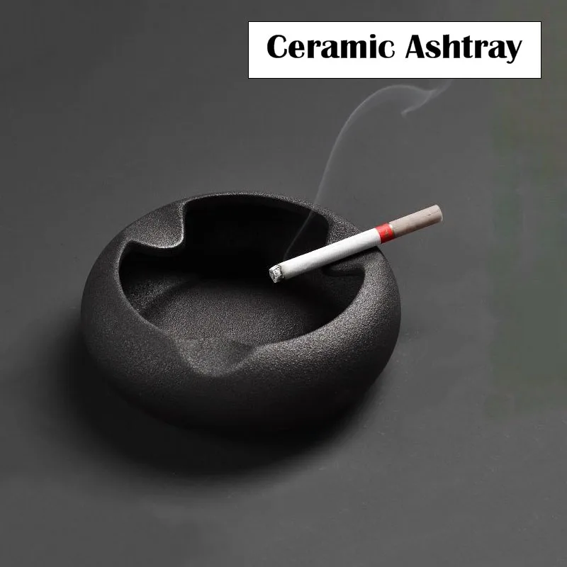 

Portable Ceramic Cute Ashtray Mold Creative Smoking Cigar Holder Desktop Storage Organizer Office Home Decoration Ornaments Gift