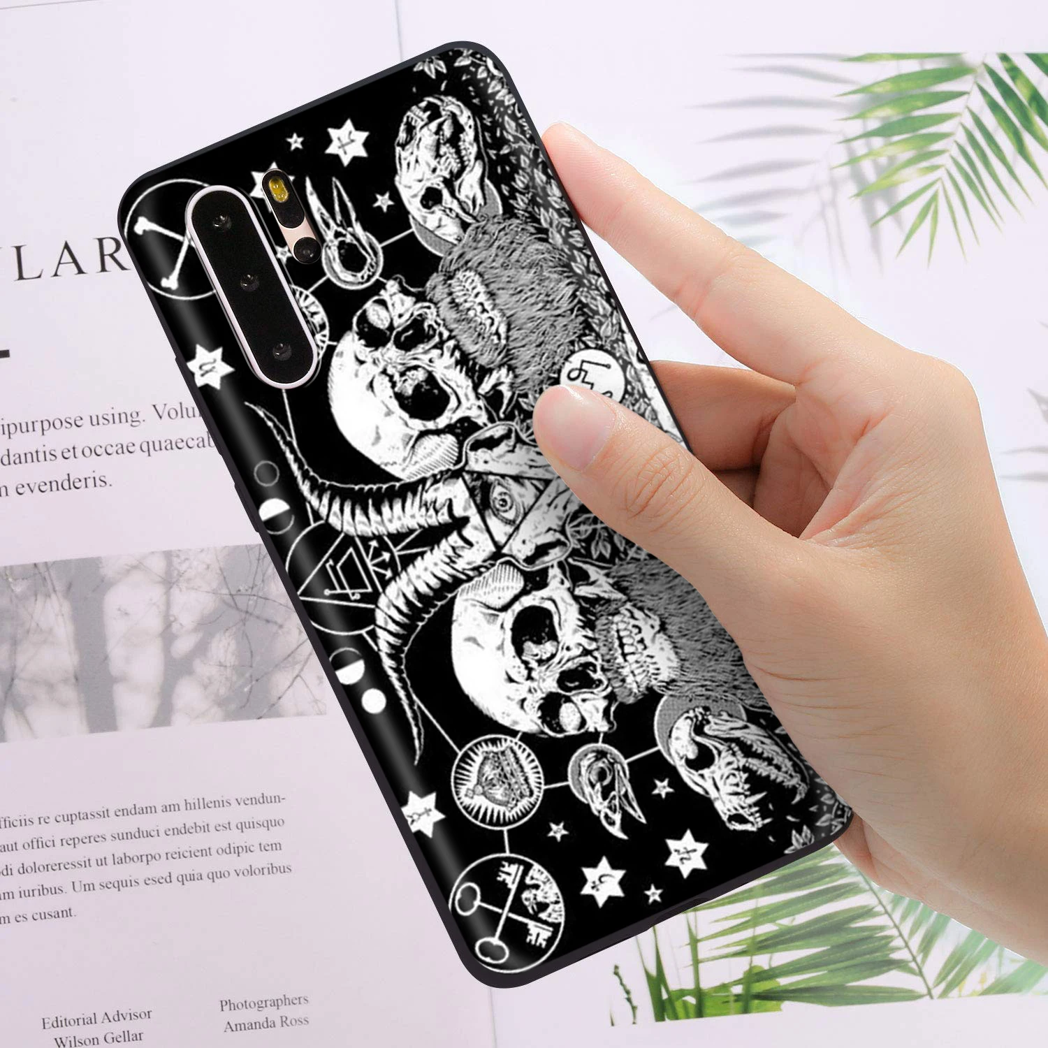 YIMAOC сатанический чехол с черепом для Huawei Mate 30 20 Honor Y7 7a 7c 8c 8x9 10 Nova 3i 3 Lite Pro Y6 2018 P30 P smart