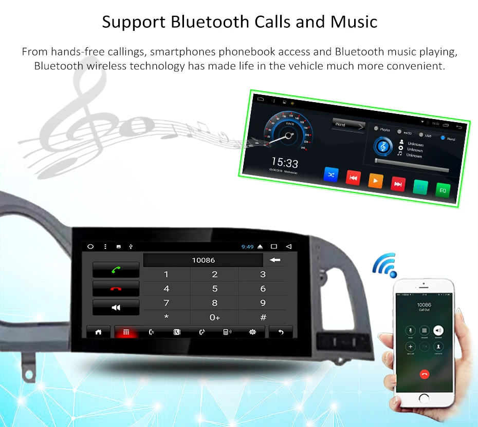 Kukuz 10,2" Android DVD Playerfor Audi A6 A6L 2010 2011 Автомобильный gps Navitation Восьмиядерный радио с Bluetooth и gps wifi стерео 4G видео