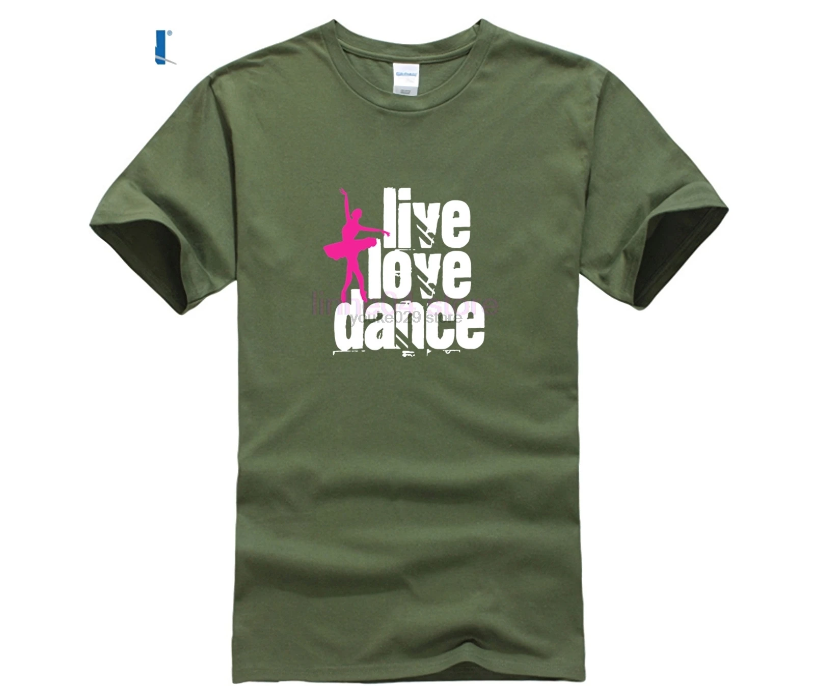 2019 модная мужская женская футболка с надписью Live Love Dance balerina брендовая одежда