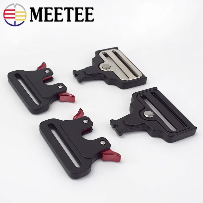 1/2 шт. 50 мм толстая металлическая пряжка для поясного ремня безопасные холщовые