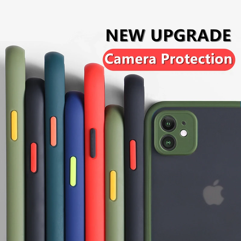 Защитный чехол для объектива камеры телефона iPhone XS MAX 11 PRO XR 7 8 6 6S Plus Матовый