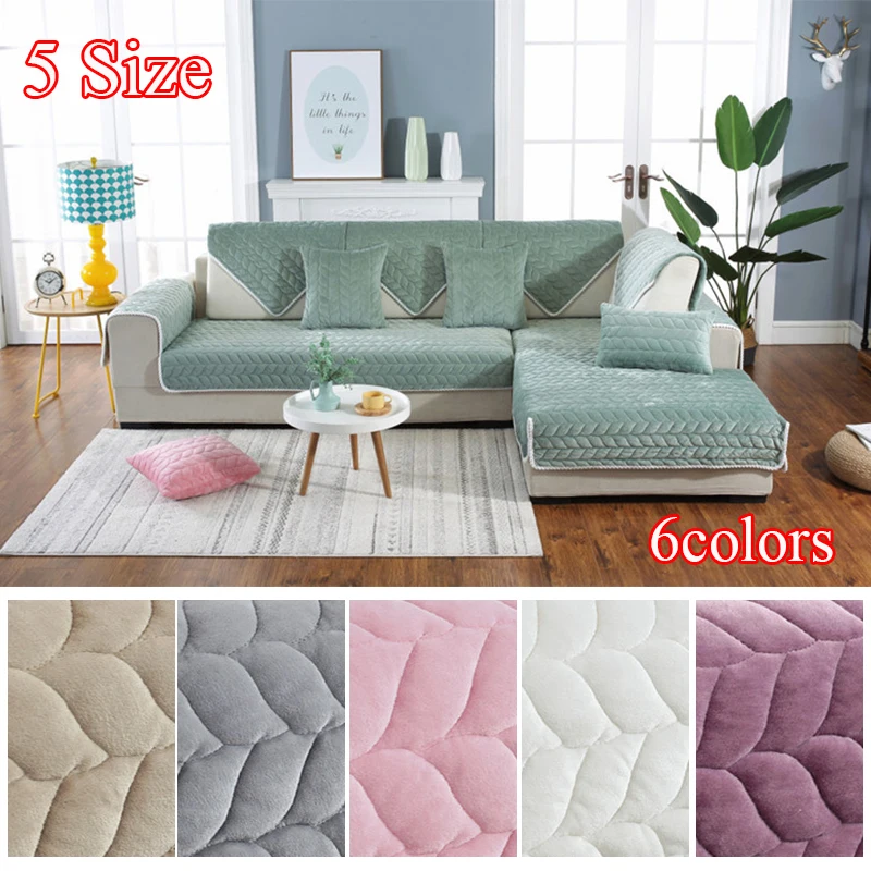 

1 шт. утолщенная плюшевая подушка для дивана, современная простота, декор для гостиной, полотенце для дивана, чехол для кушетки, кружевной не...