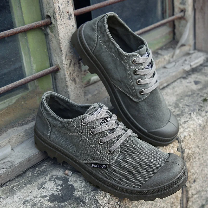 

Mens Fashion Brand Canvas Shoes High Quality Low top Sneakers Non-slip Men's Casual Shoes Male Brand Footwear
