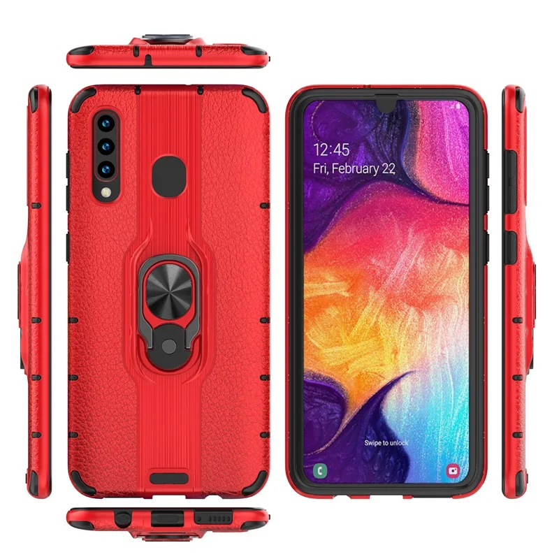 phone case For Samsung A50 A30A20 Magnetic bracket cover A7 2018 S10 Mote10 Plus Anti-fall Thin | Мобильные телефоны и