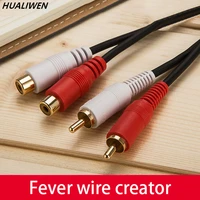 rca cable 2rca to 2 rca male to male audio cable gold plated rca audio cable 1 8m for home theater dvd tv amplifier cd soundbox