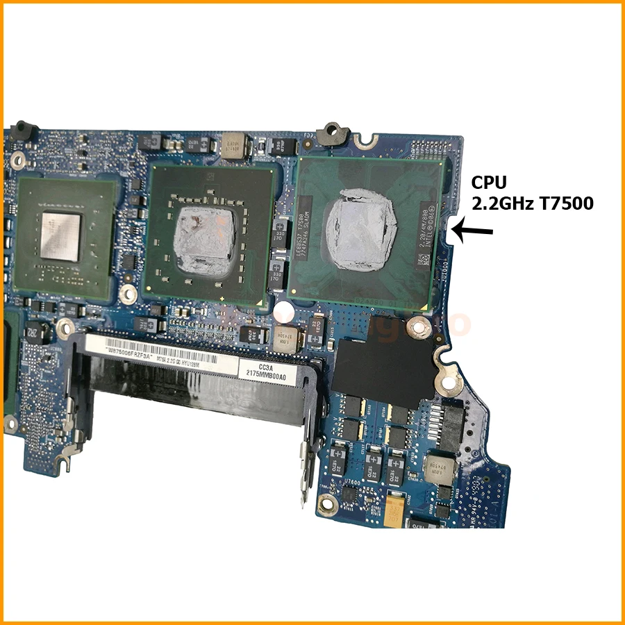 Оригинальная материнская плата для Macbook Pro 15 дюймов A1226 логическая 2007 ЦПУ 2 ГГц T7500