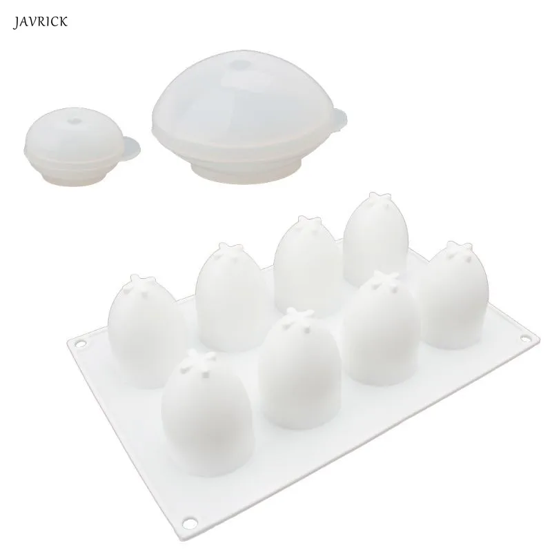 JAVRICK 3D форма для выпечки пасхальных яиц силиконовые формы Мусса и торта из