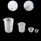 Силиконовая мерная чашка 100350 мл, измерительные инструменты, эпоксидный Дозирующий стакан для рукоделия сделай сам, аксессуары для изготовления ювелирных изделий из эпоксидной смолы