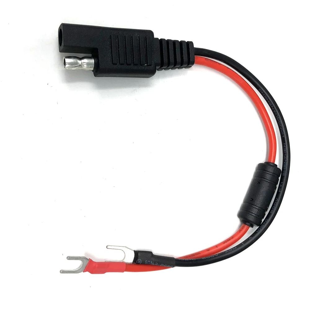 DIY 20 см 18AWG кабель SAE U терминал для жгут быстрого подключения/разъединения в сборе