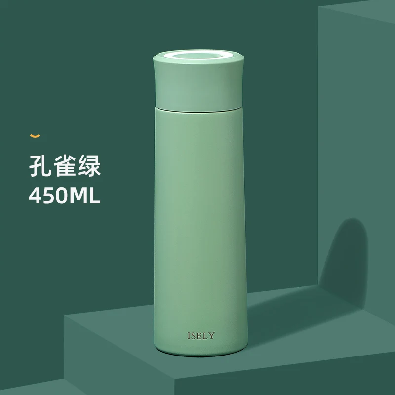 Термос из нержавеющей стали простая термобутылка с ситечком двойными стенками