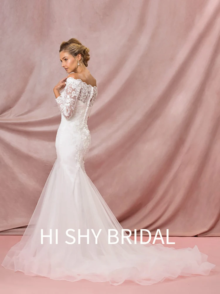 

Hi Shy Bridal 2021 New Luxury Lace Wedding Dresses Suitable for Every Bride Free Tailored Plus Size and Free Shipping