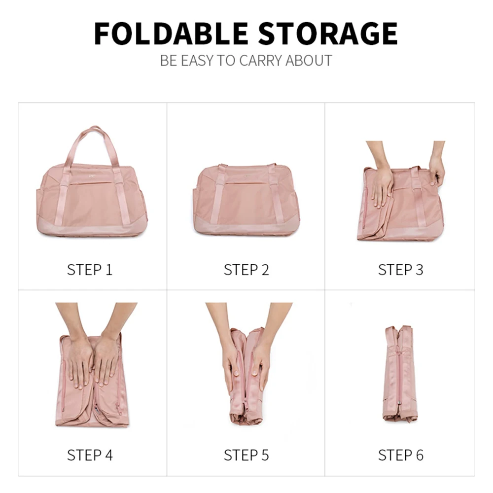 Fashion  Duffle Bag Backpack Women Mens Travel Sports Gym Bag With Shoe Compartment