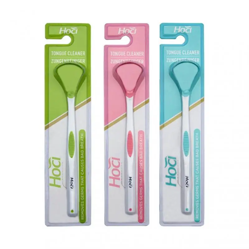 

1Pc Tongue Cleaner Brush Cleaner Oral Cleaning Toothbrush Brush Tongue Cleaner Plastic Scraper Tounge Oral Care Tool