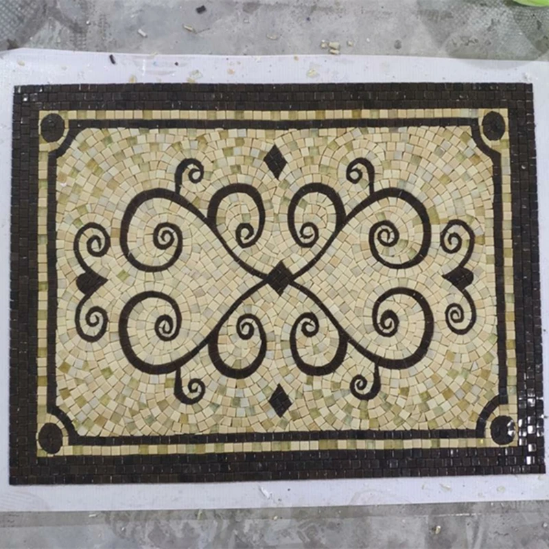 Пользовательская стеклянная мозаика с рисунком тростника виноградной лозы