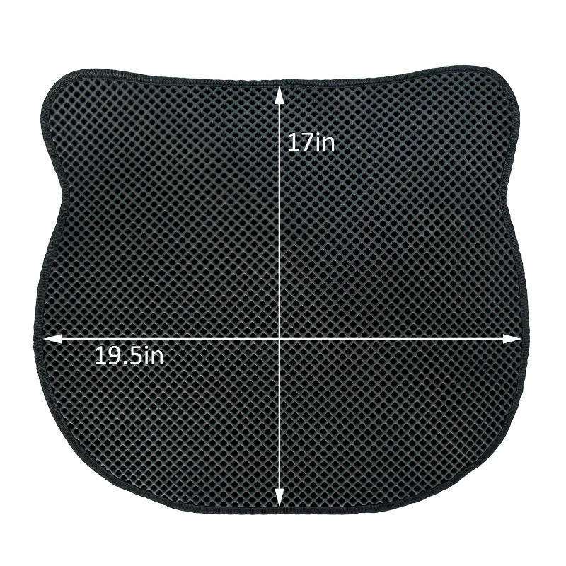 Водонепроницаемый двухслойный коврик для кошачьего туалета Ловца экологически