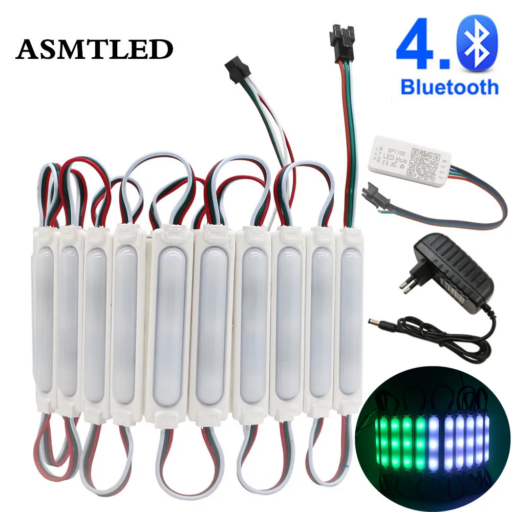

WS2811 Pixels RGB LED Module Addressable Individually 12V 2811 IC Smart Waterproof IP68 Sign Led Back lights For Channel Letters