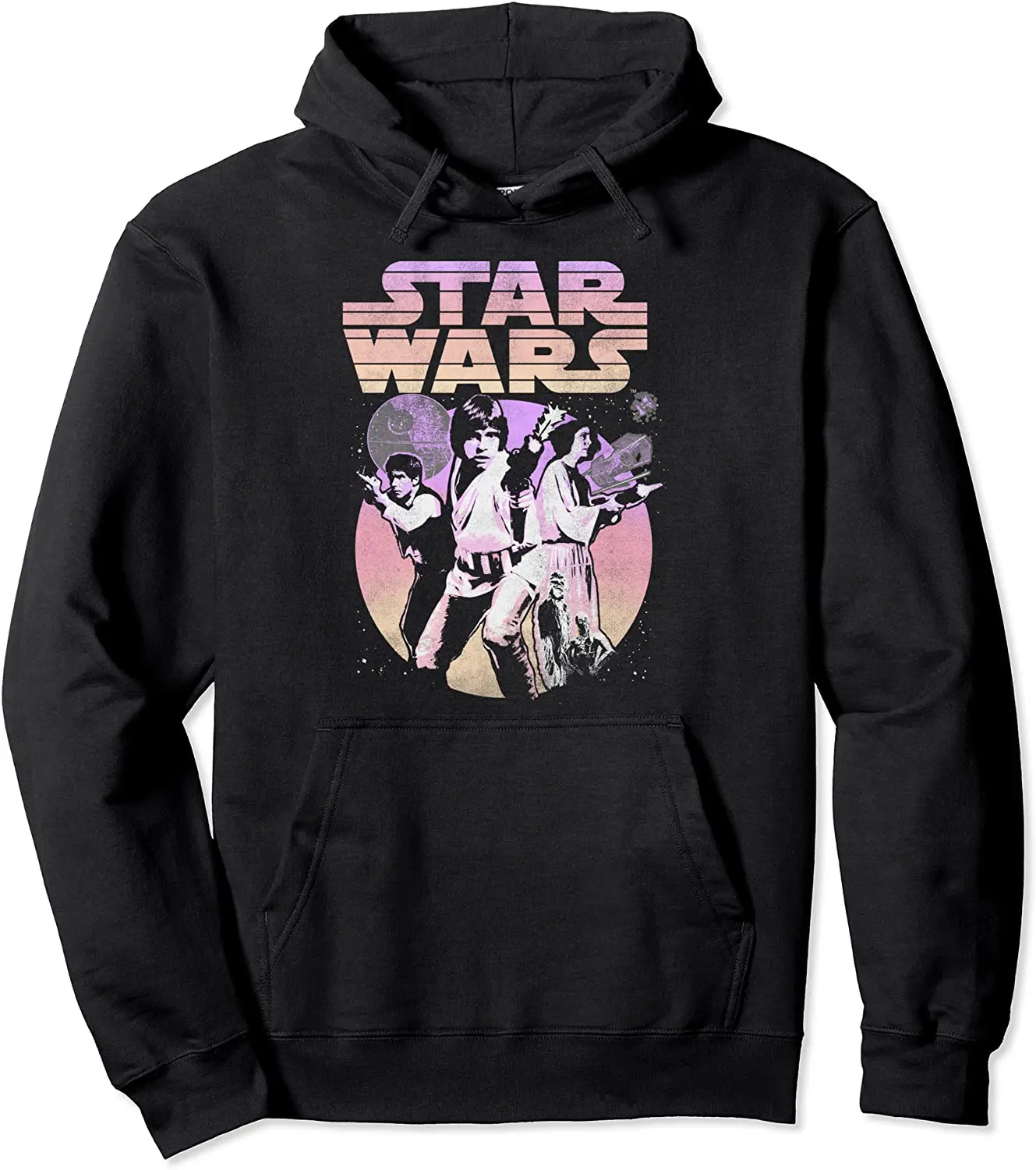 

100% Cotton Retro Gradient Group Poster Pullover Hoodie