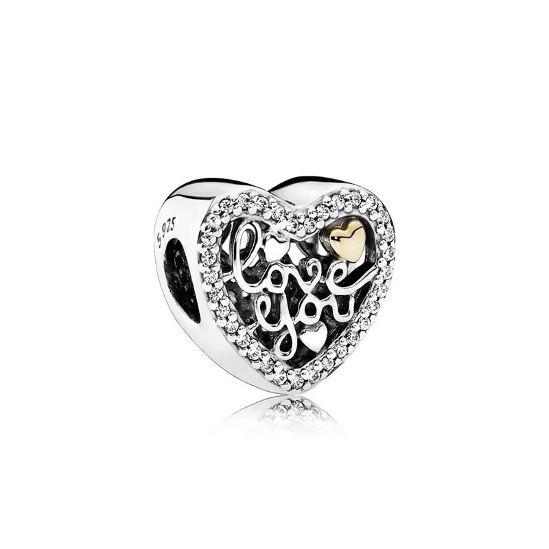 Оригинальная женская подвеска в виде сердца торта змеи Подходит для Pandora 925