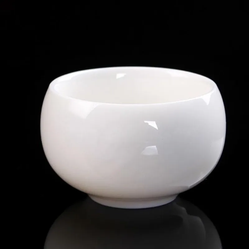 Высококачественная керамическая чашка ручной работы чисто белый фарфор Zen