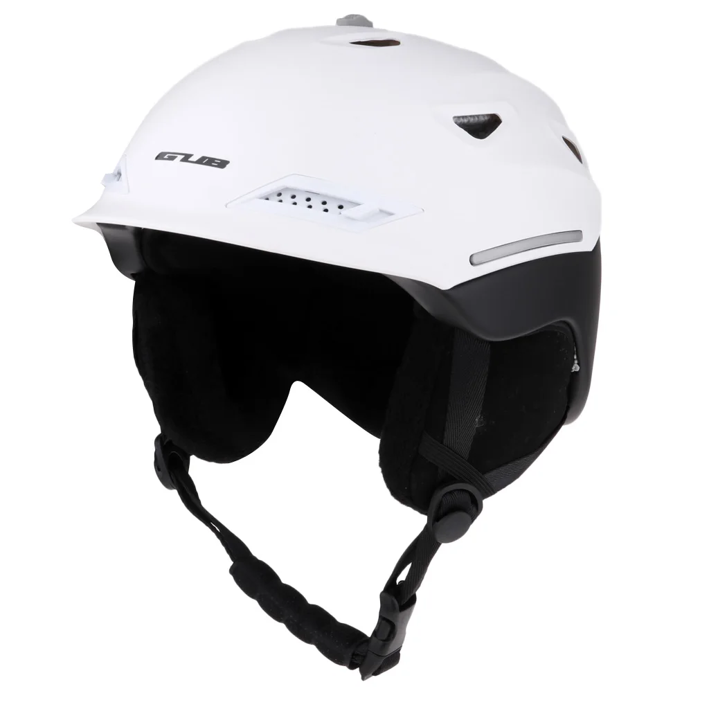 

Gear Ski Snowboard Helmet For Unisex Adjustable Detachable Earmuffs Ventilation Control Comfortable Liner Ski Helmet