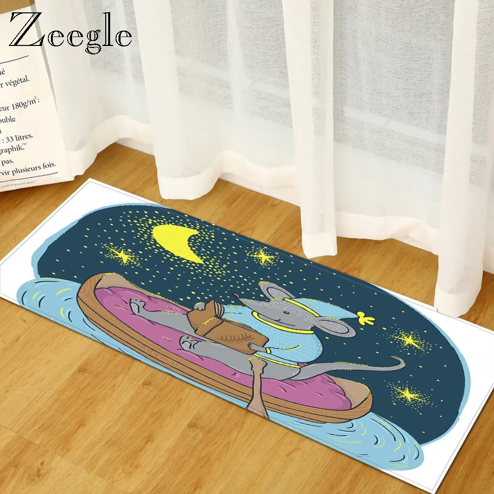 Противоскользящий коврик Zeegle для ванной комнаты Впитывающий Коврик подставка