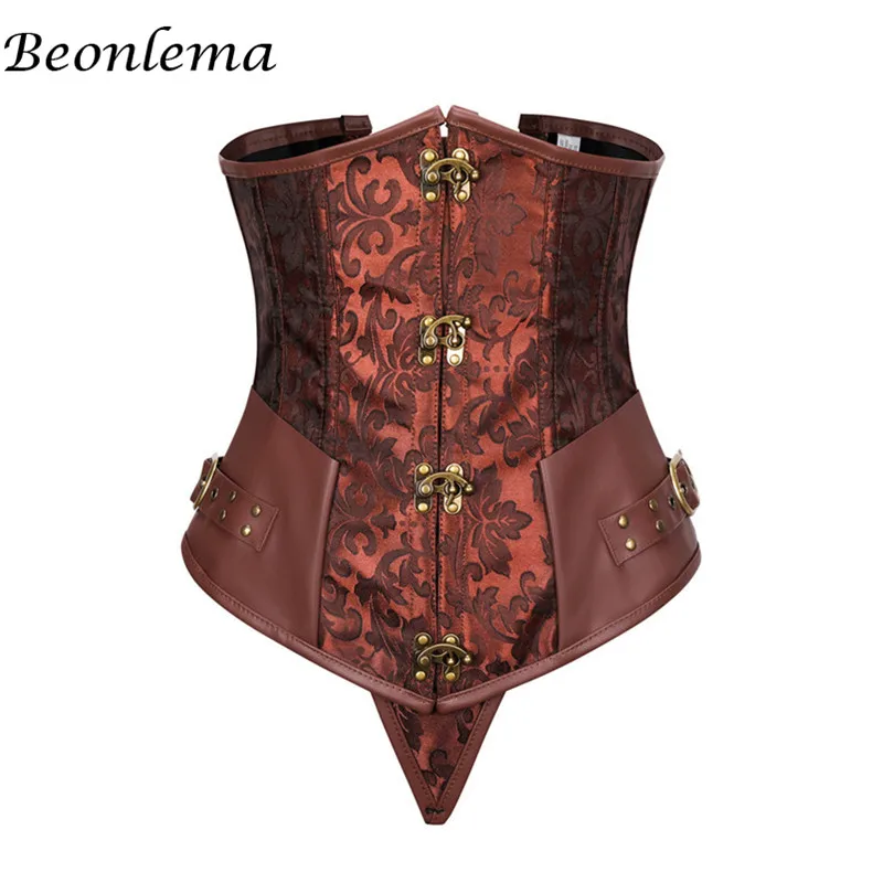 Beonlema корсет под грудь женский сексуальный готический бюстье черная одежда в
