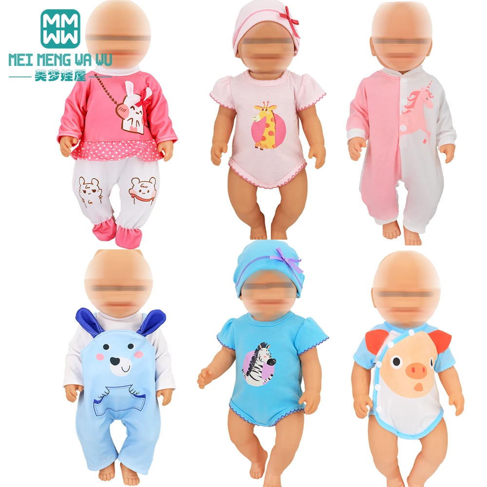 Кукольная одежда для 43 45 см американская кукла мультяшный комбинезон|Куклы| |