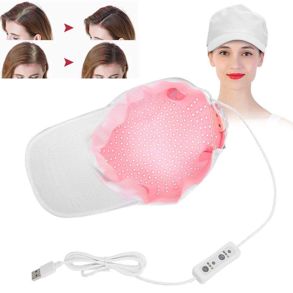 

1pcs Hair Growth Hat 280 pcs Lamp Beads Hair Growth Hat Oil Control Hair Loss Treatment Therapy Instrument Hair Care Product