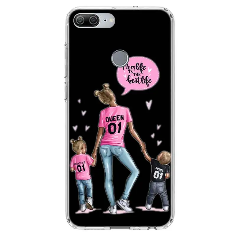 Mom and Baby Dad Cover Phone Case for Huawei Y5 Y6 Y7 Y9 2019 Honor 8A 8S 8X 7A 7X 9 10 20 Lite Pro 10i20i V30 Coque Shell | Мобильные