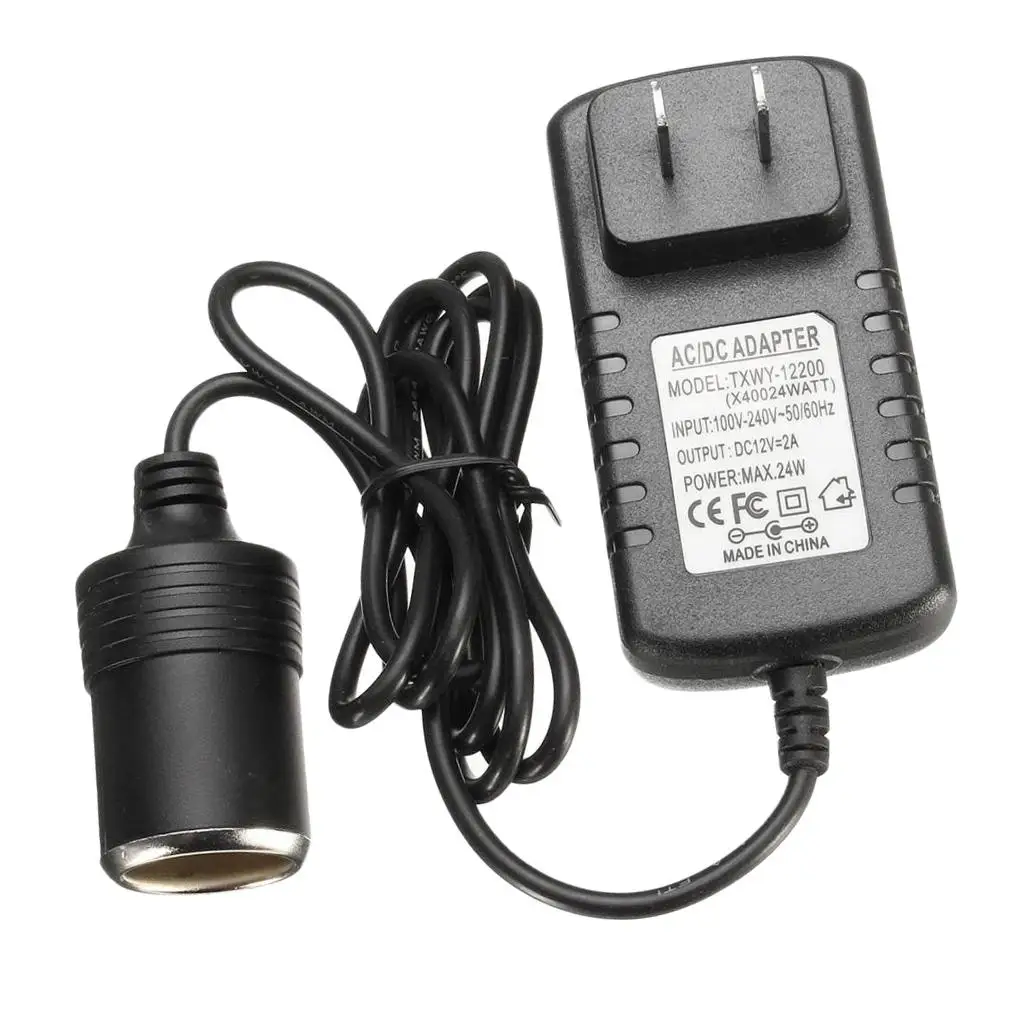 

12V 2A AC/DC Switching Adapter Charger Cord AC100V-240V US Plug 95x67x42mm