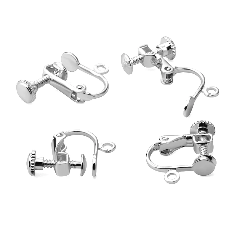 10pcs High Quality Gold 13*19MM U Shape Metal Brass No Pierced Ear Clip Materials Diy Handmade Earrings Jewelry Accessories