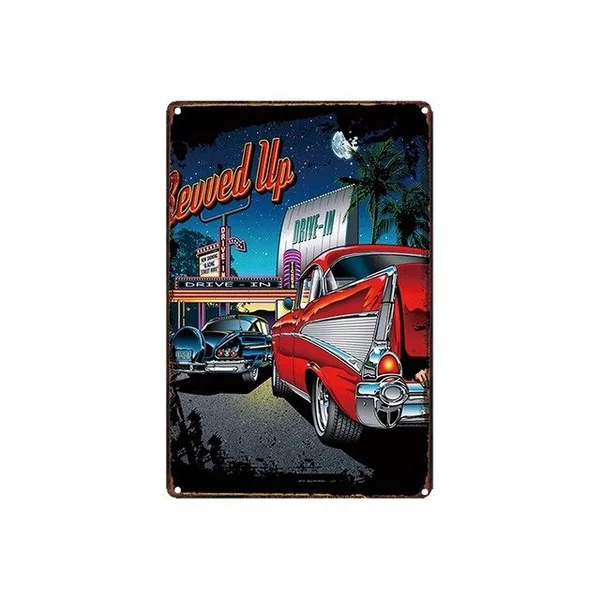 

Iron Poster Metal Kraft Bar Cafe Home Decor Tin Signs Metal Wall Sticker Metal Painting Tin Sign Wall Decor Board Retro Pub