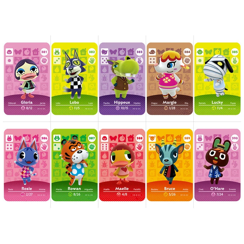 Animal Crossing Card Amiibo Work for NS Games NFC Amibo Switch Ankha Welcome Stickers New Horizons Series 4 (361TO 390) | Безопасность и