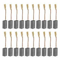 20pcs carbon brushes graphite motor brush electric hammer drill angle grinder parts for mkt bosch power tool replacement