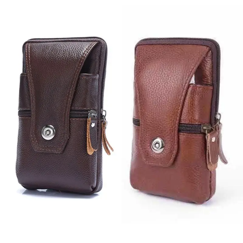 2020 винтажная кожаная поясная сумка чехол для телефона пояс на бедрах петля